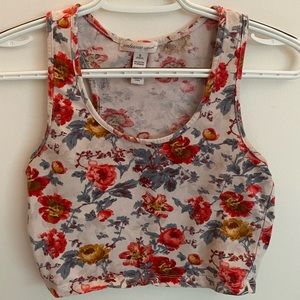 ambiance apparel floral crop top